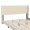 Flash Furniture Beige Queen Platform Bed with Headboard YK-1078-BEIGE-K-GG - alternate 7